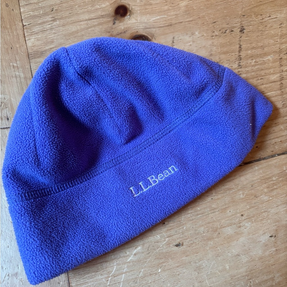 L.L. Bean fleece beanie - purple
